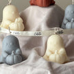 Halloween Ghost with Pumpkin Candle: Handmade Soy Wax Autumn Gift
