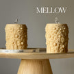 Flower Pillar Candle | Sculptural Garden House Warming Gift