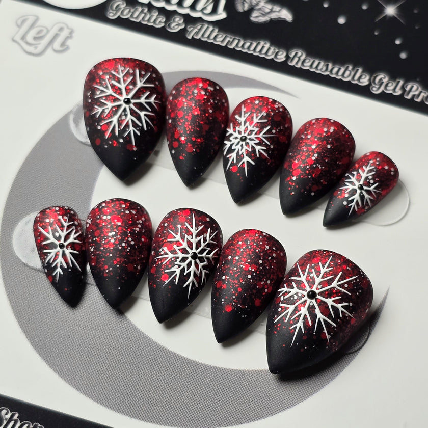 Crimson Snowfall
