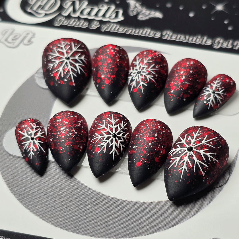 Crimson Snowfall