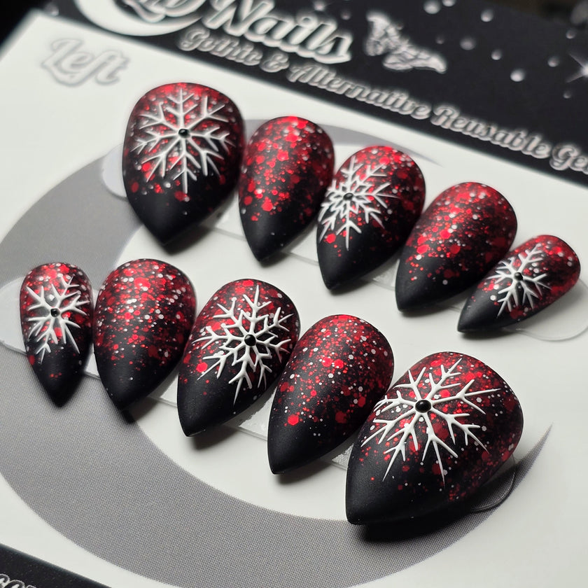 Crimson Snowfall