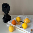 Lemon Shaped Soy Wax Candle: Vegan Minimalist Decor