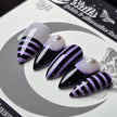 Twisted Stripes Press On Nails
