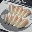 Bone Blush Ombré Press On Nails