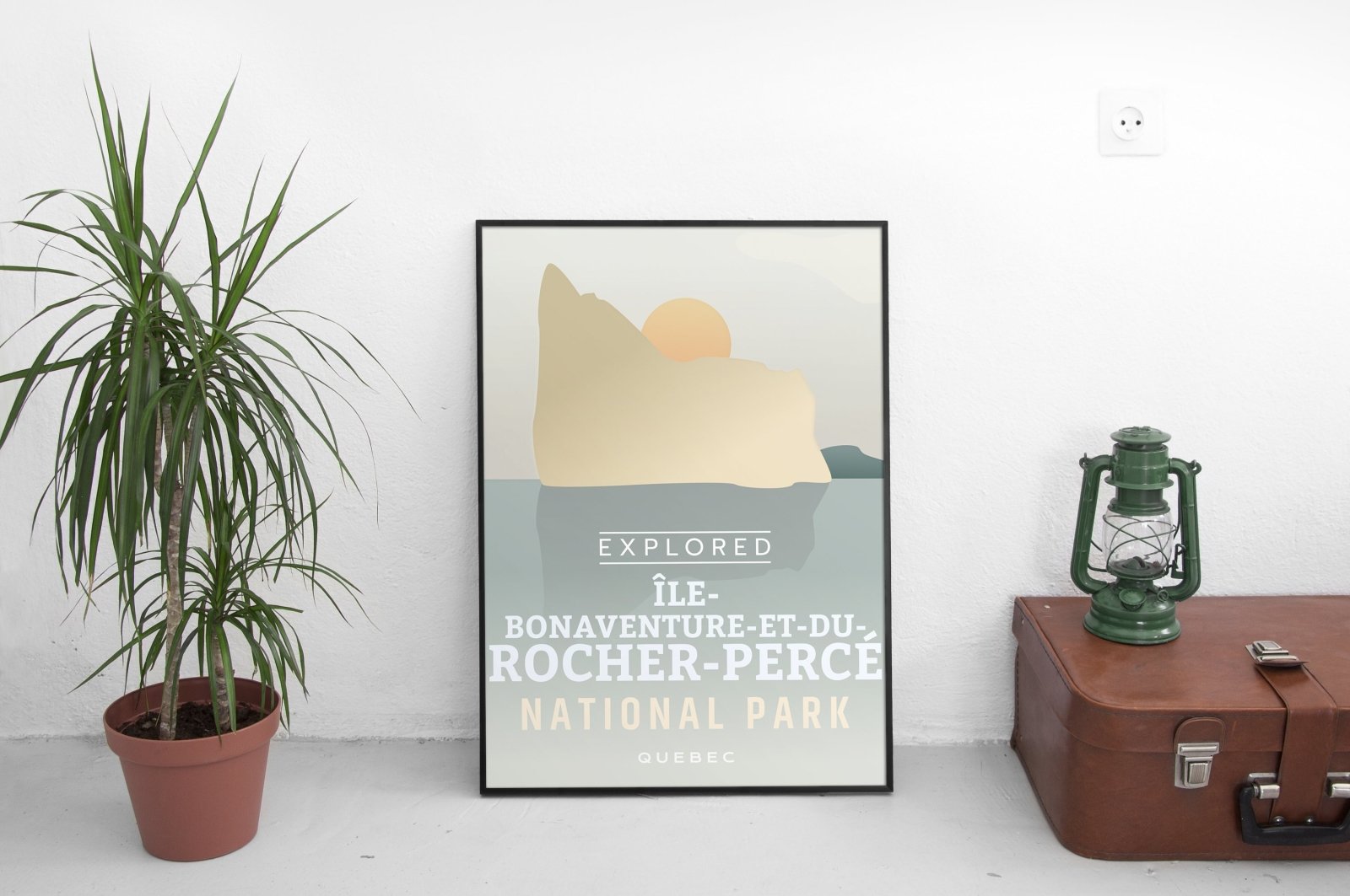 Ile-Bonaventure-et-du-Rocher-Percé National Park 'Explored' Poster, Canada Parks