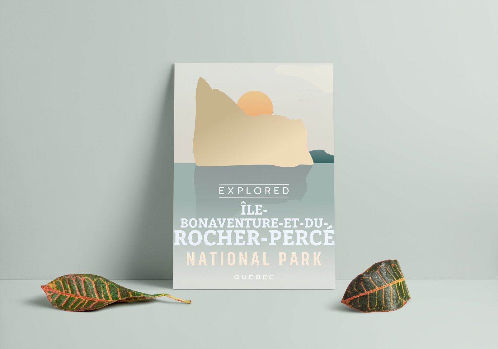 Ile-Bonaventure-et-du-Rocher-Percé National Park 'Explored' Poster, Canada Parks
