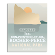 Ile-Bonaventure-et-du-Rocher-Percé National Park 'Explored' Poster, Canada Parks