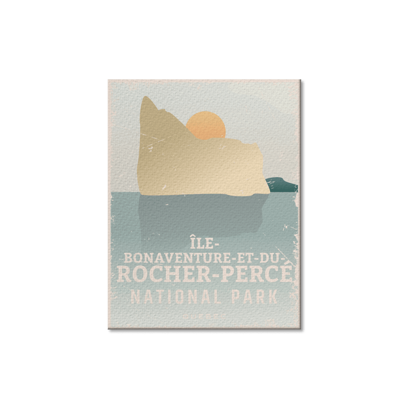 Ile-Bonaventure-et-du-Rocher-Perce Quebec National Park Postcard, Canada Parks