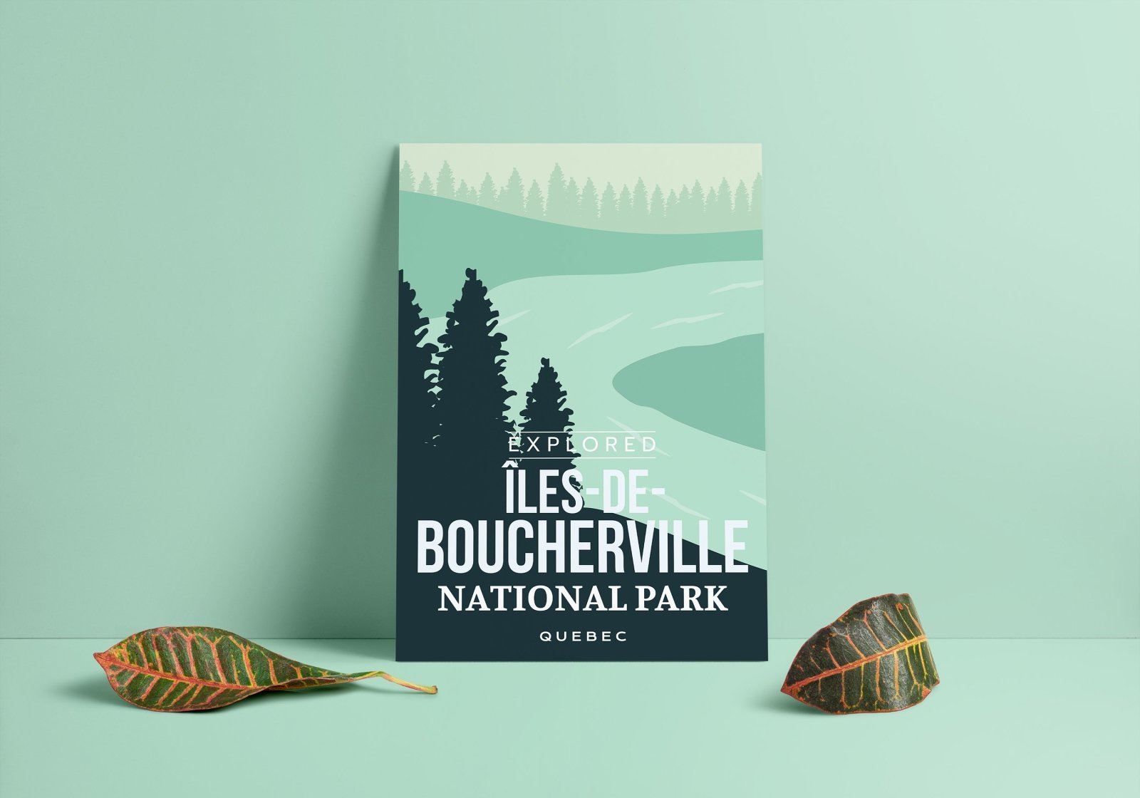 Iles-de-Boucherville National Park 'Explored' Poster, Canada Parks