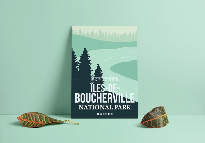 Iles-de-Boucherville National Park 'Explored' Poster, Canada Parks
