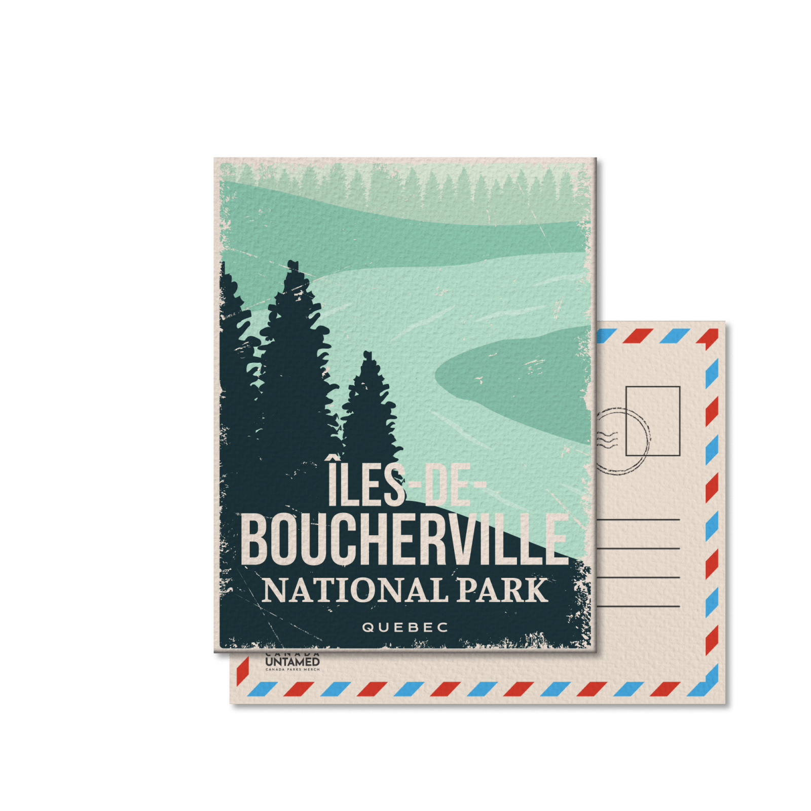 Iles-de-Boucherville Quebec National Park Postcard, Canada Parks