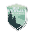 Îles-de-Boucherville Quebec National Park Waterproof Vinyl Sticker, Canada Parks