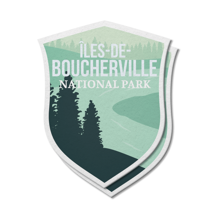 Îles-de-Boucherville Quebec National Park Waterproof Vinyl Sticker, Canada Parks
