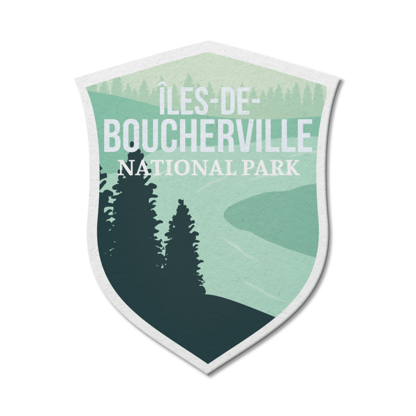 Îles-de-Boucherville Quebec National Park Waterproof Vinyl Sticker, Canada Parks