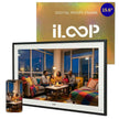 iloop 15.6” Digital Photo Frame | WiFi Touch Screen, 32 GB | Frameo App | Tabletop or Wall-Mounted