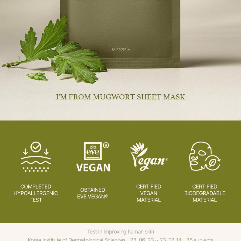 I'm From Mugwort Sheet Mask 23ml