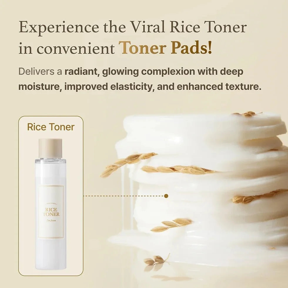 I'm From Rice Toner Pad 140ml / 60pads