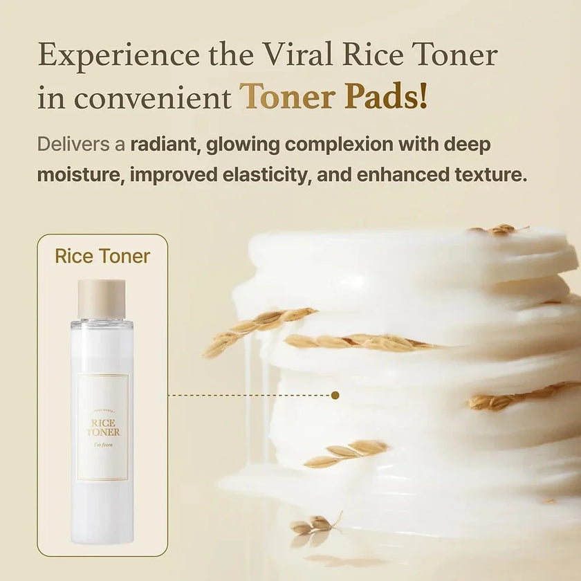 I'm From Rice Toner Pad 140ml / 60pads