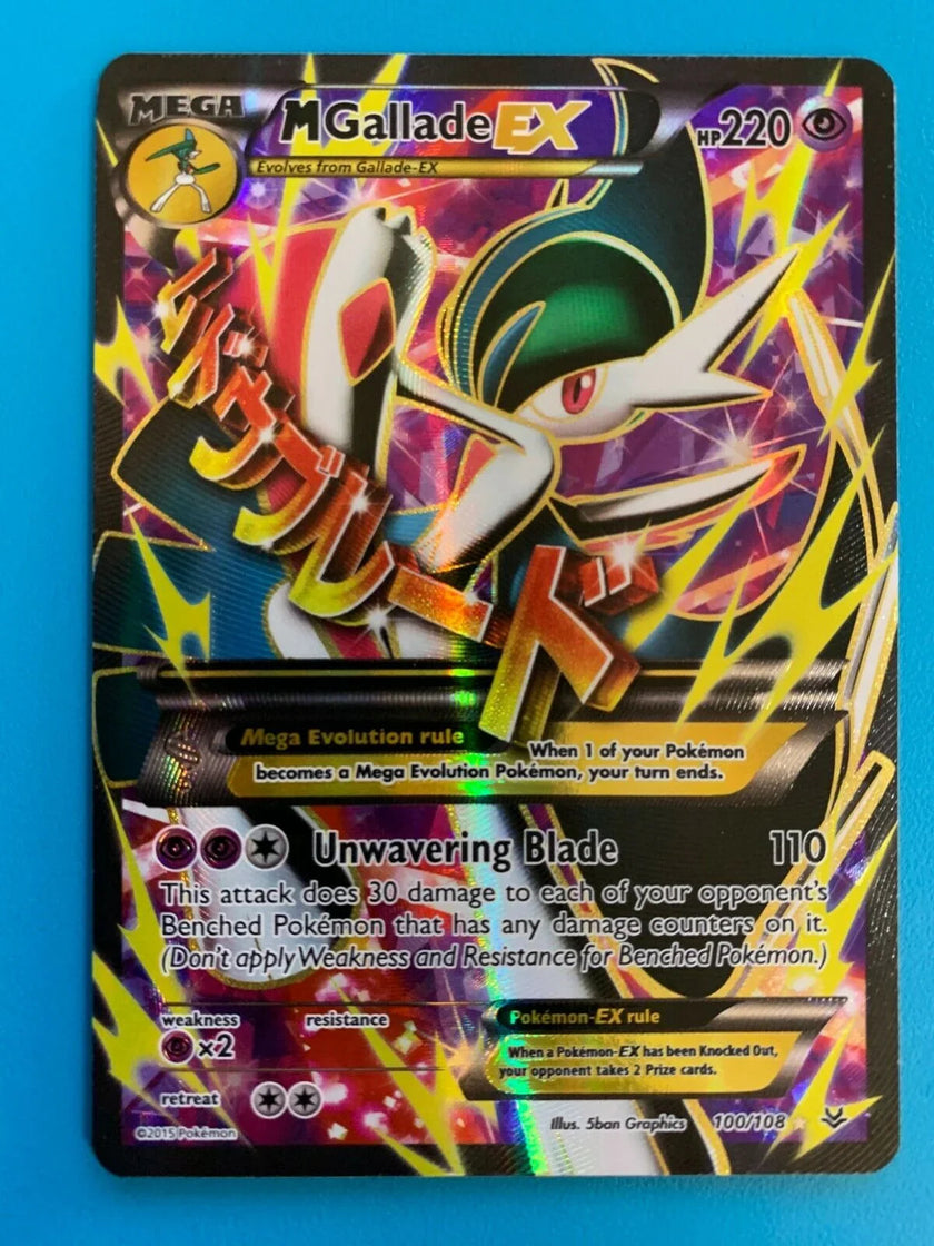 M Gallade EX - 100/108 - Full Art Ultra Rare