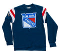 New York Rangers Varsity Retro Style Crewneck Sweatshirt