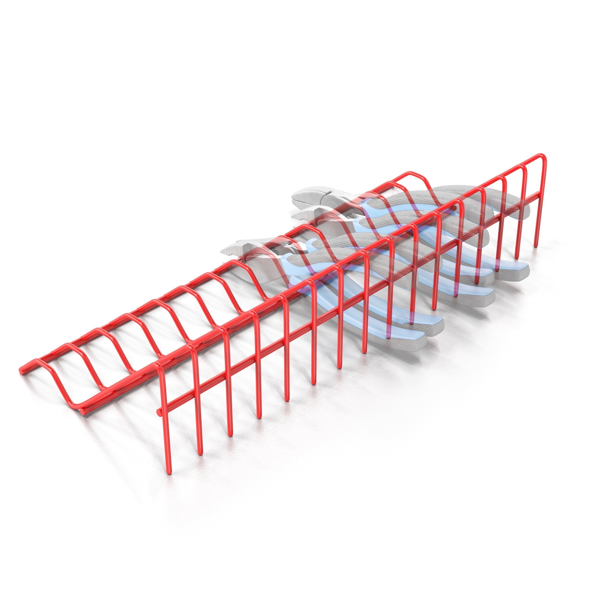 Plier Organizer Rack For Tool Box Drawer