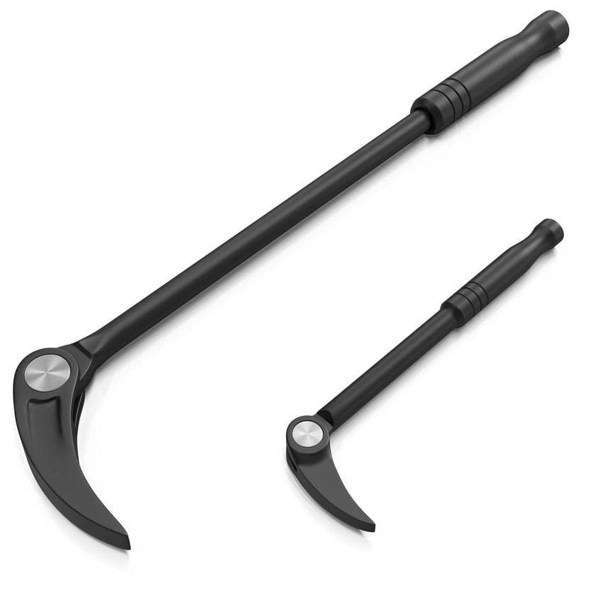 Jeu de leviers à indexer (2 pièces) | Leviers à indexer robustes de 25 cm et 50 cm de long