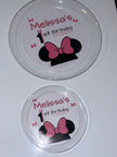 Custom Plates Set of 12 - Durable Food-Safe Party Plates