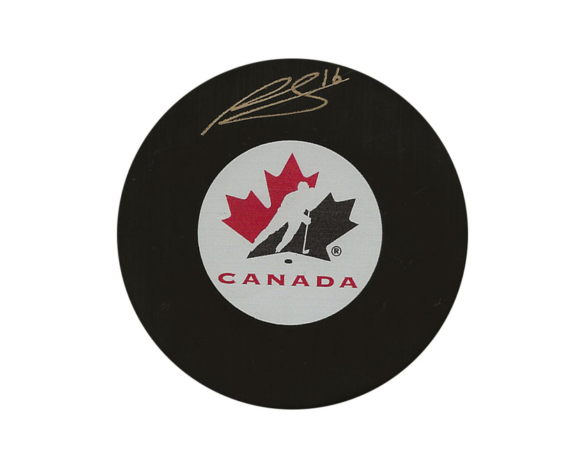 Ryan Suzuki Autographed Team Canada Autograph Model Puck