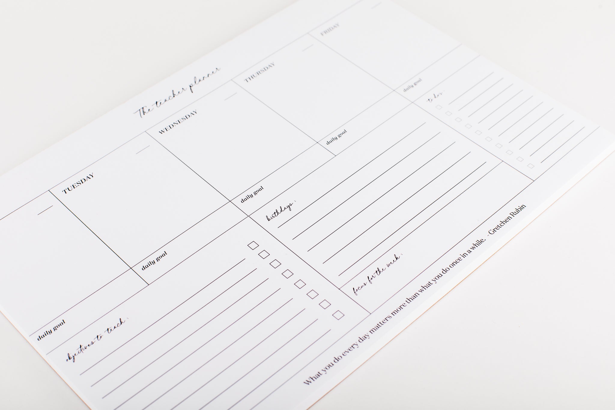 The Teacher Planner