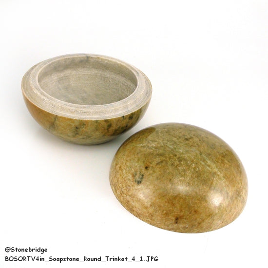 Soapstone Trinket Box - 4