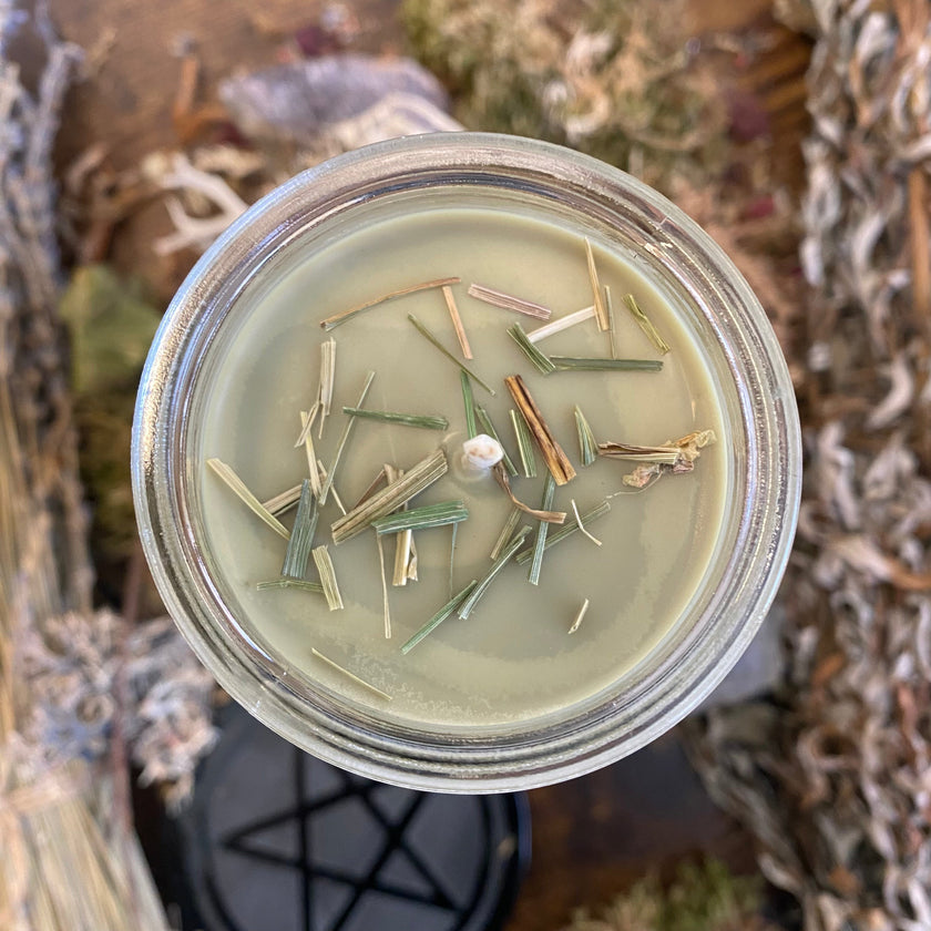 Sweetgrass Blessing Magic Spell Aromatherapy Candle