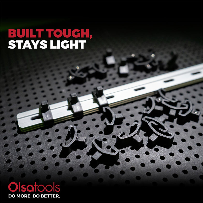 Barres de fixation en aluminium pour outils Toolgrid®