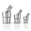 3pc Universal Joint Set, Socket Adapter 1/2