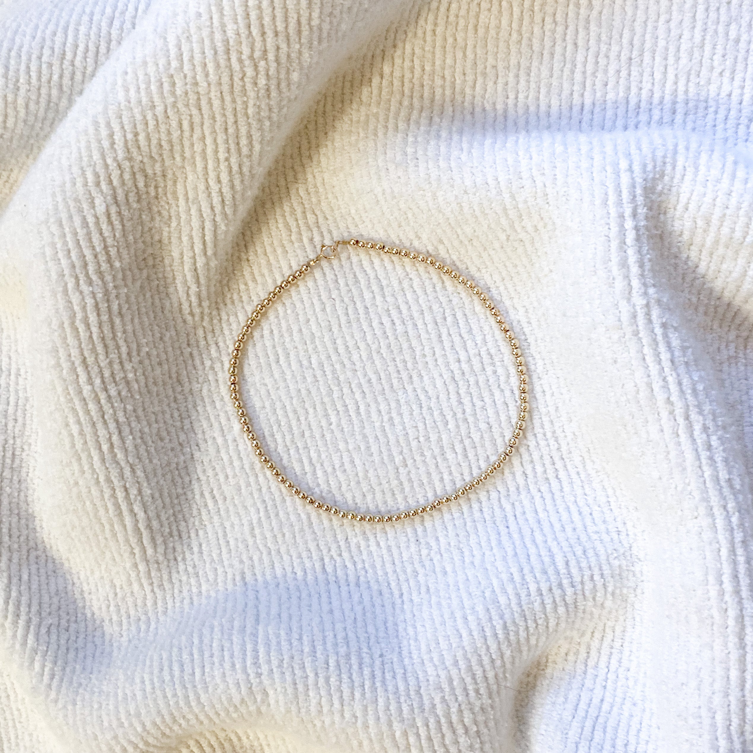 3MM 14K Gold Filled Anklet