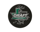 Akil Thomas Autographed 2018 NHL Draft Puck Inscribed 