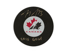 Tyler Toffoli Autographed Team Canada Autograph Model Puck Inscribed 