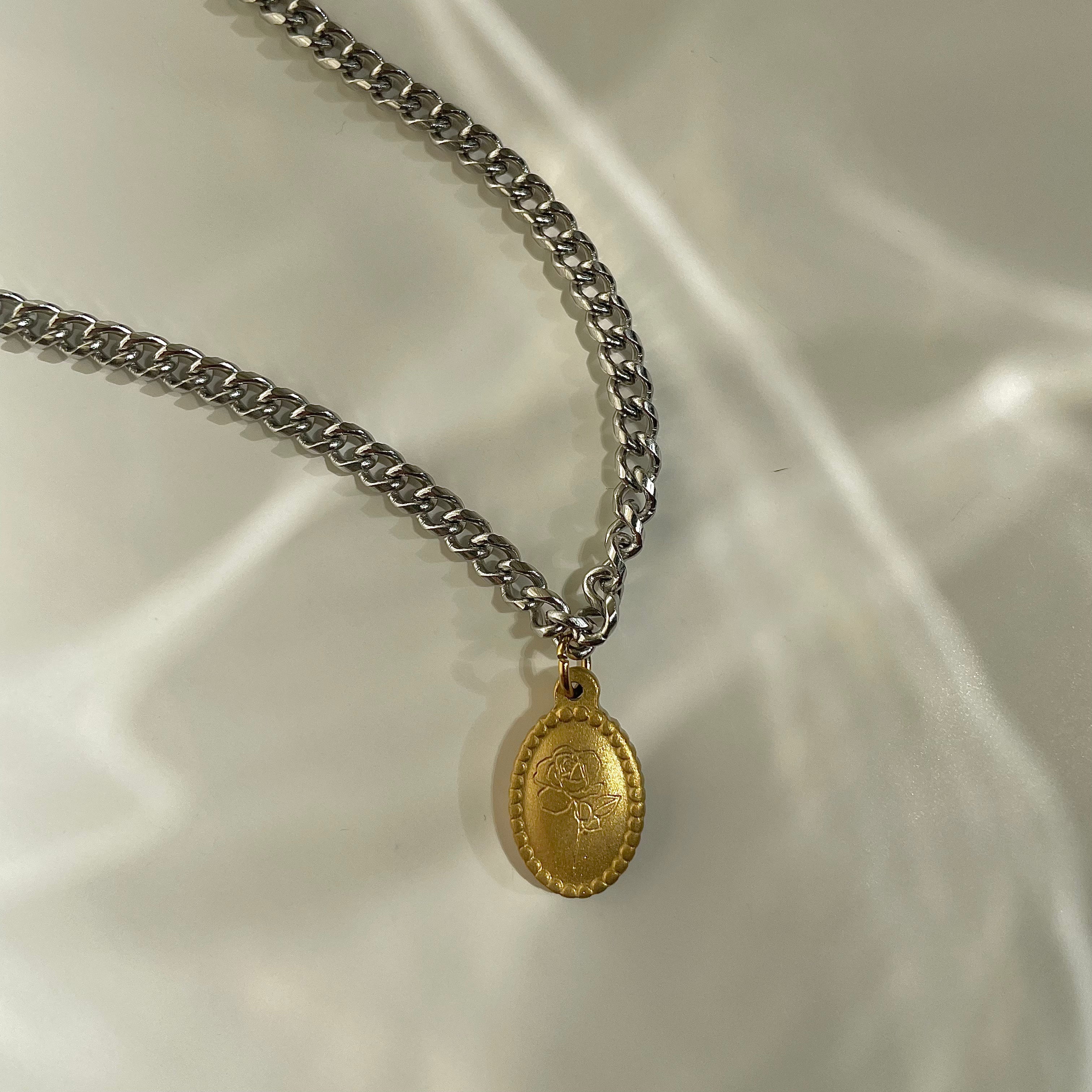 Vintage Rose Necklace