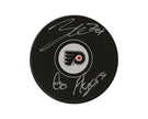 Zayde Wisdom Autographed Philadelphia Flyers Autograph Model Puck Inscribed 