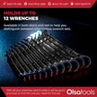 Magnetic Metal Wrench Organizer