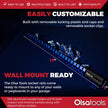Aluminum Socket Organizer Rails with Locking End Caps