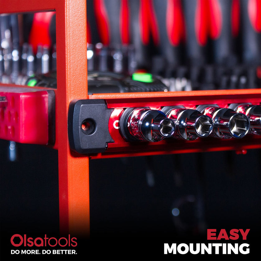 Magnetic Aluminum Socket Rails