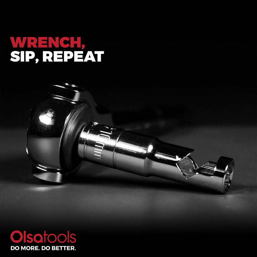 10 mm Socket Bottle Opener Keychain