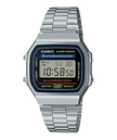 CASIO Classic Metal Vintage Silver Black | A168W-1