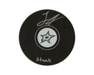Logan Stankoven Autographed Dallas Stars Autograph Model Puck Inscribed 