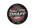 Mackenzie Entwistle Autographed 2017 NHL Draft Puck Inscribed 