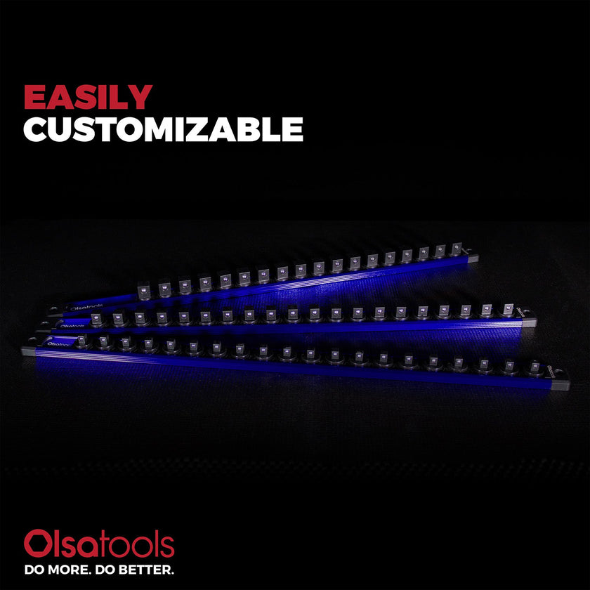 Magnetic Aluminum Socket Rails
