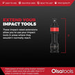 Extension de douille à impact verrouillable