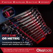 Magnetic Metal Wrench Organizer
