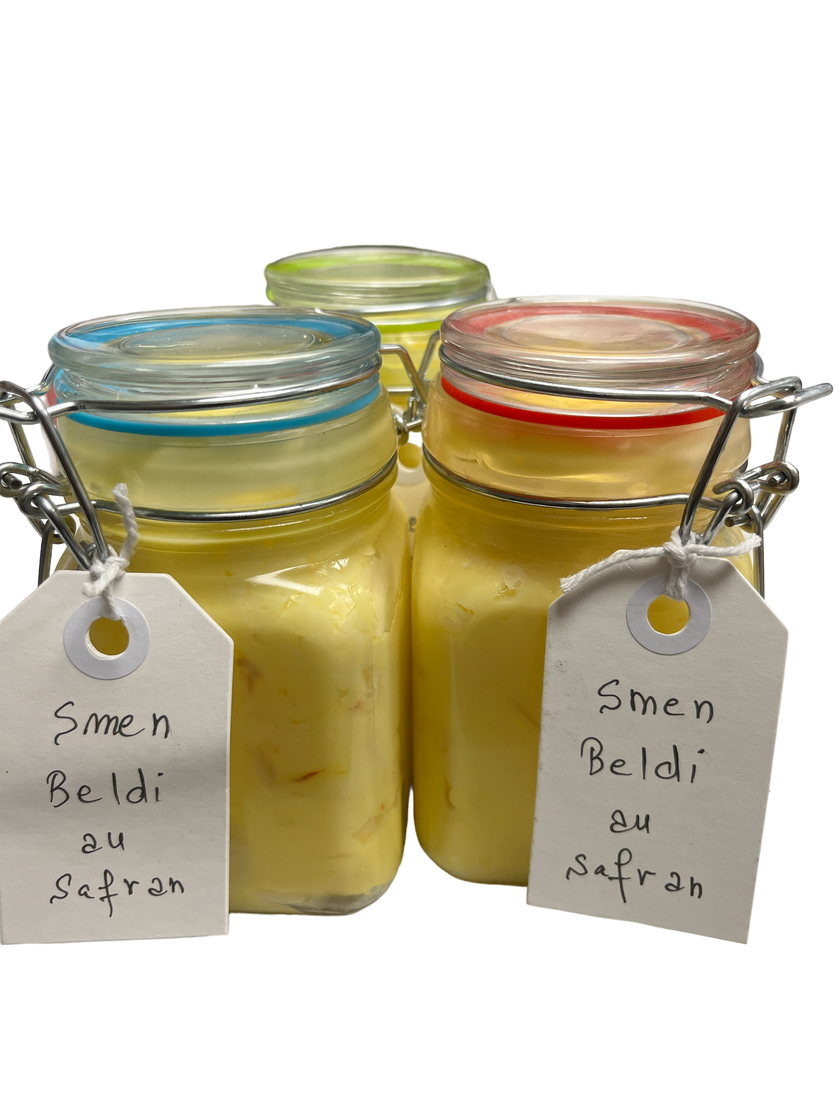 Moroccan Aged Ghee Smen Beldi  with Saffron 200g