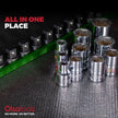 Magnetic Aluminum Socket Rails